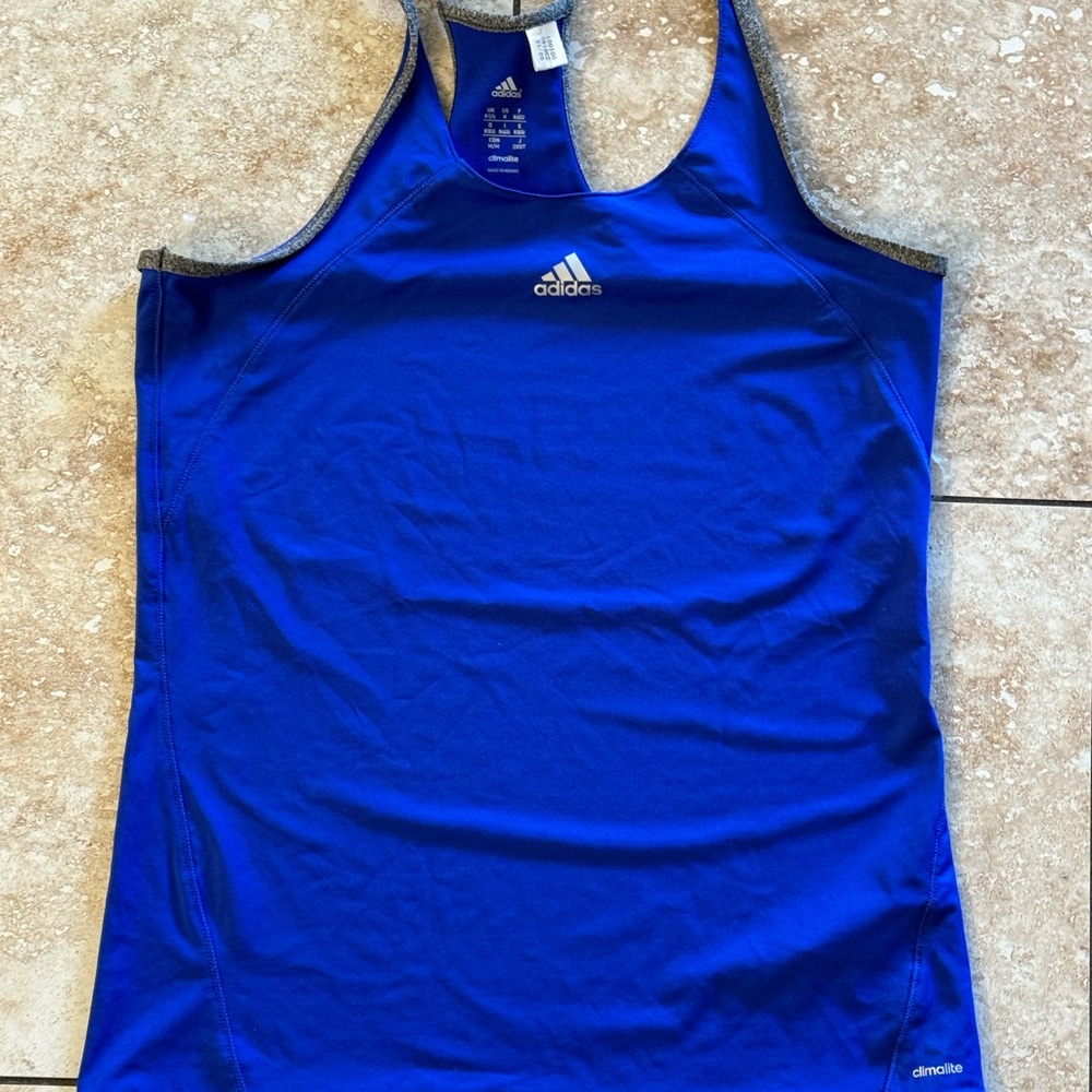 Adidas Women's Royal Blue Sport Tank Top‎ Climalite